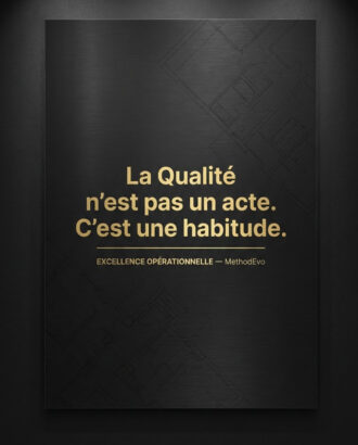 la qualité n'est pas un acte c'est une habitude